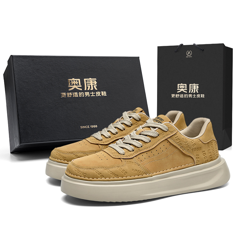 

AOKANG Кроссовки Air Force One Series Low top Skateboard Shoes мужские в коробке - белый, цвет White[Standard Sports Shoe Size]
