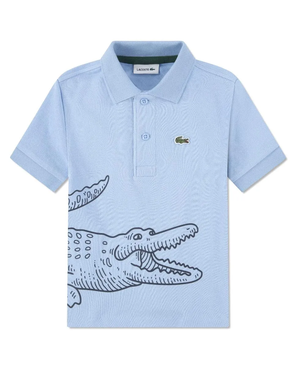 

Детская футболка Polo Petite Pique Icon Lacoste, синий