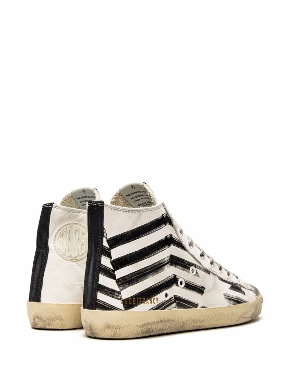 Высокие кеды Francy Golden Goose, белый — фото 3