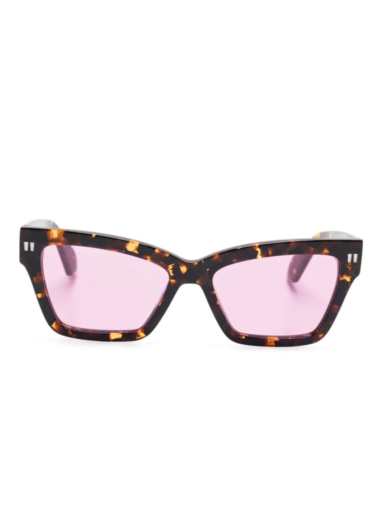 

Солнцезащитные очки «кошачий глаз» Off-White Eyewear, коричневый