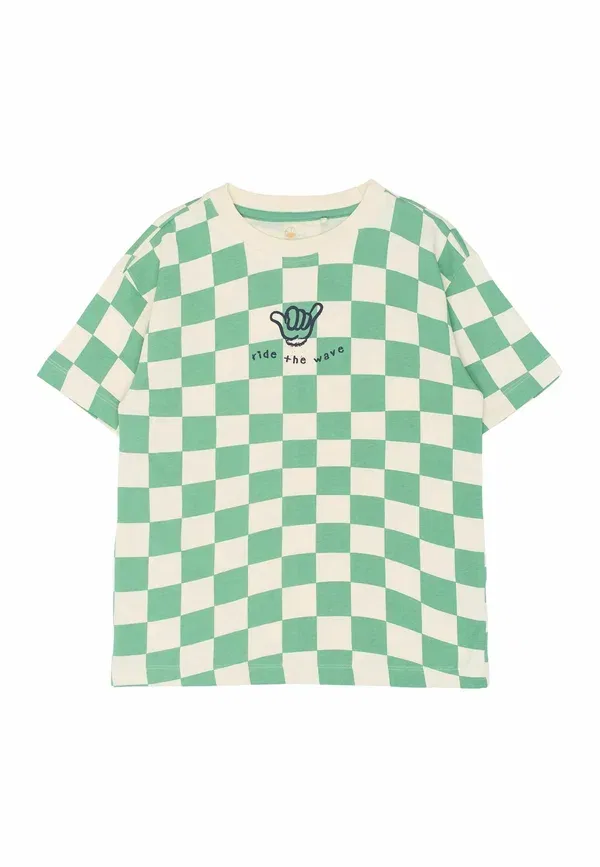 Футболка Tiago tee print t-shirt The New, цвет крем-де-мент — фото 3