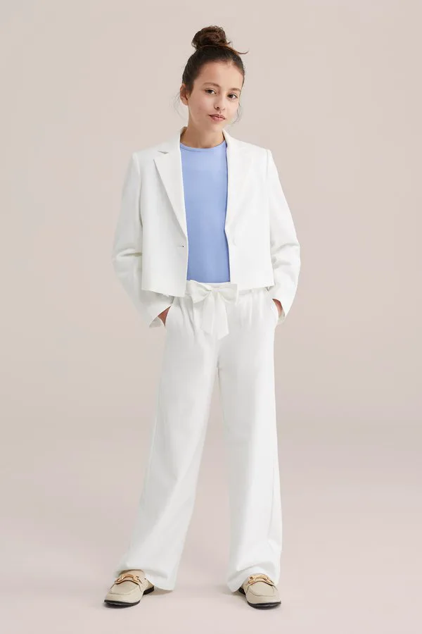 Брюки We Fashion, Off-White