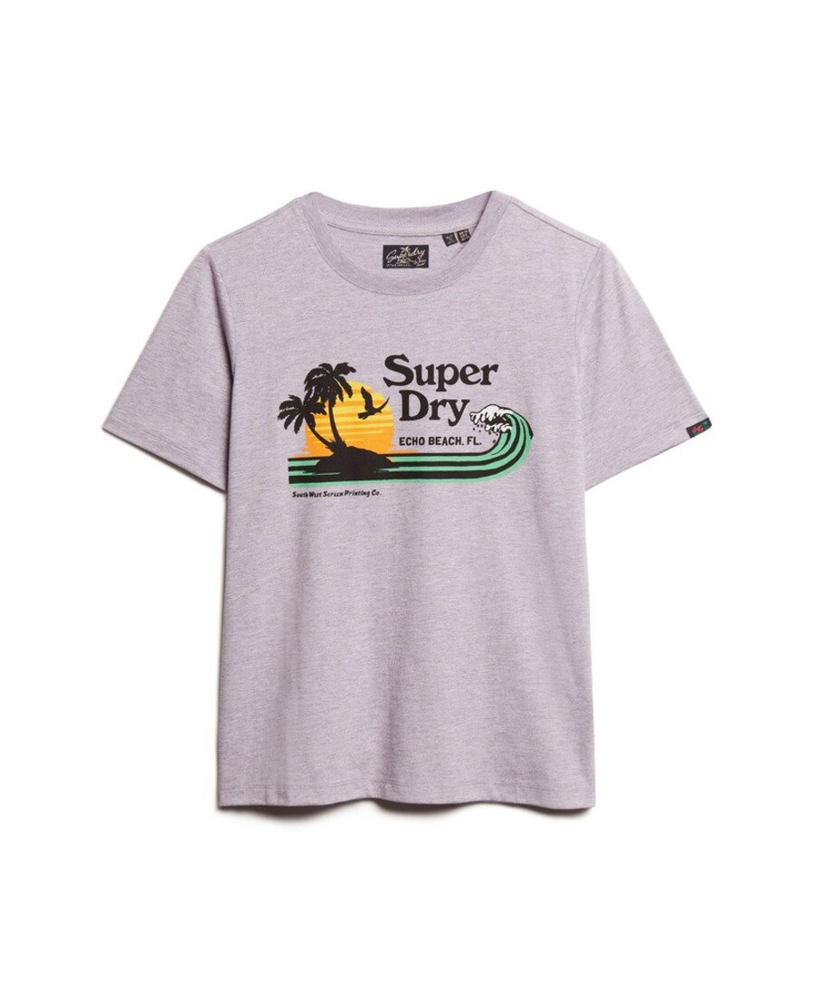 

Футболка Superdry Shirt, сиреневый