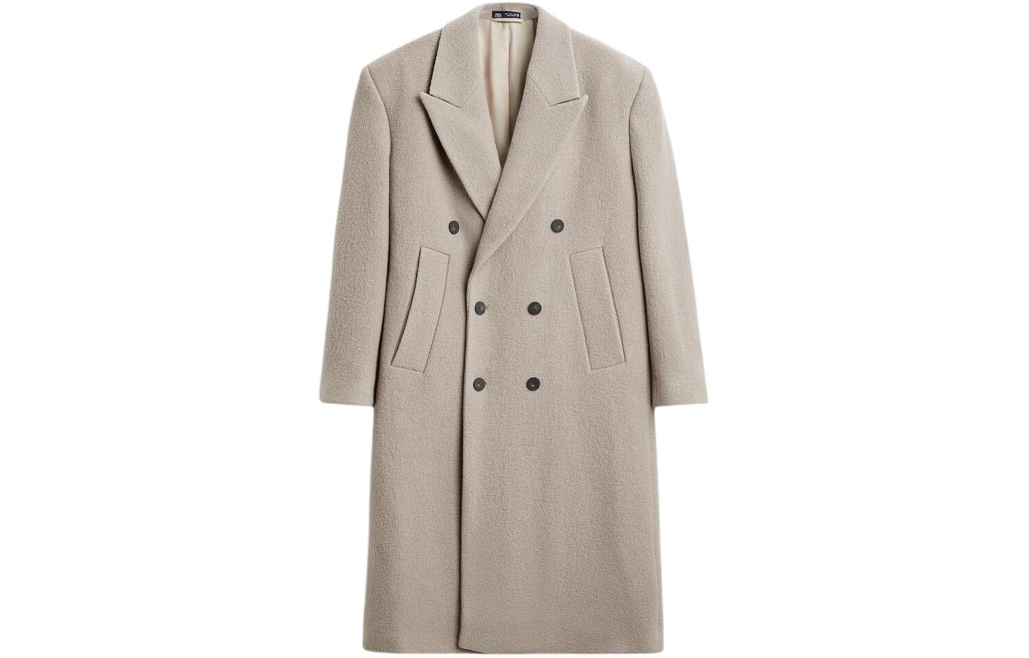 

Пальто мужское коричневое Zara, коричневый