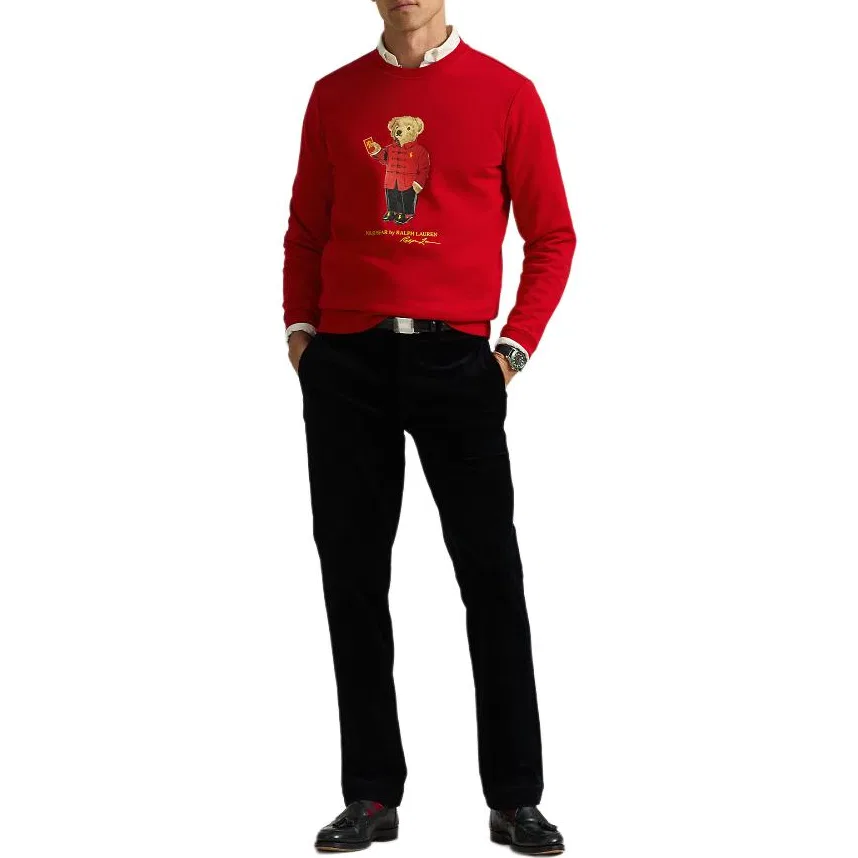 Свитшот Polo Ralph Lauren красный — фото 3