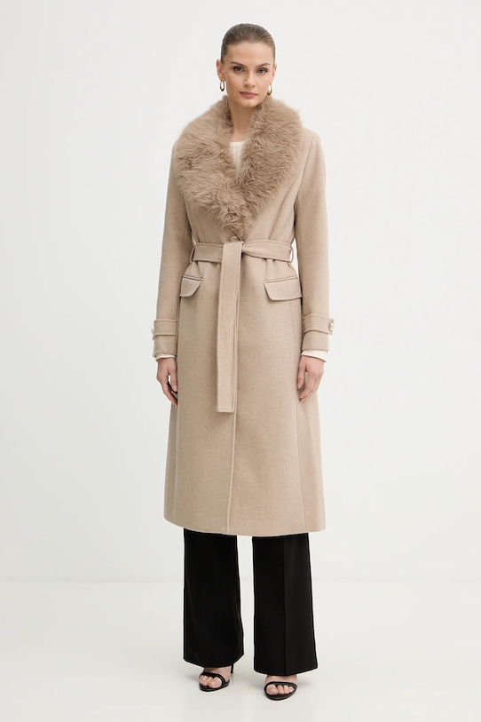 

Пальто с шерстью Morgan, бежевый