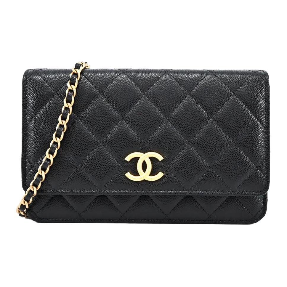 

Сумка через плечо WOC из телячьей кожи женская черная CHANEL