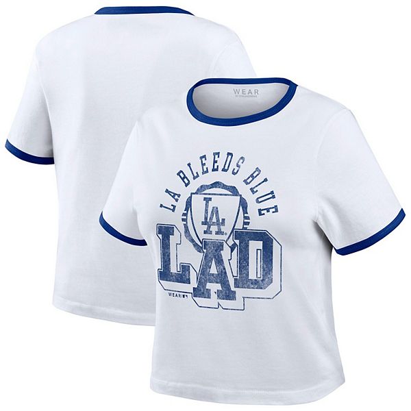 

Женская белая футболка baby t-shirt Los Angeles Dodgers Wear By Erin Andrews, Белый, Женская белая футболка baby t-shirt Los Angeles Dodgers Wear By Erin Andrews