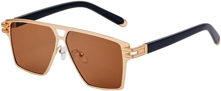 

LVTFCO Металлические мужские солнцезащитные очки премиум-класса, модные ретро-очки, стильные солнцезащитные очки, зеркало для вождения, зеркало для ношения на улице, Tea