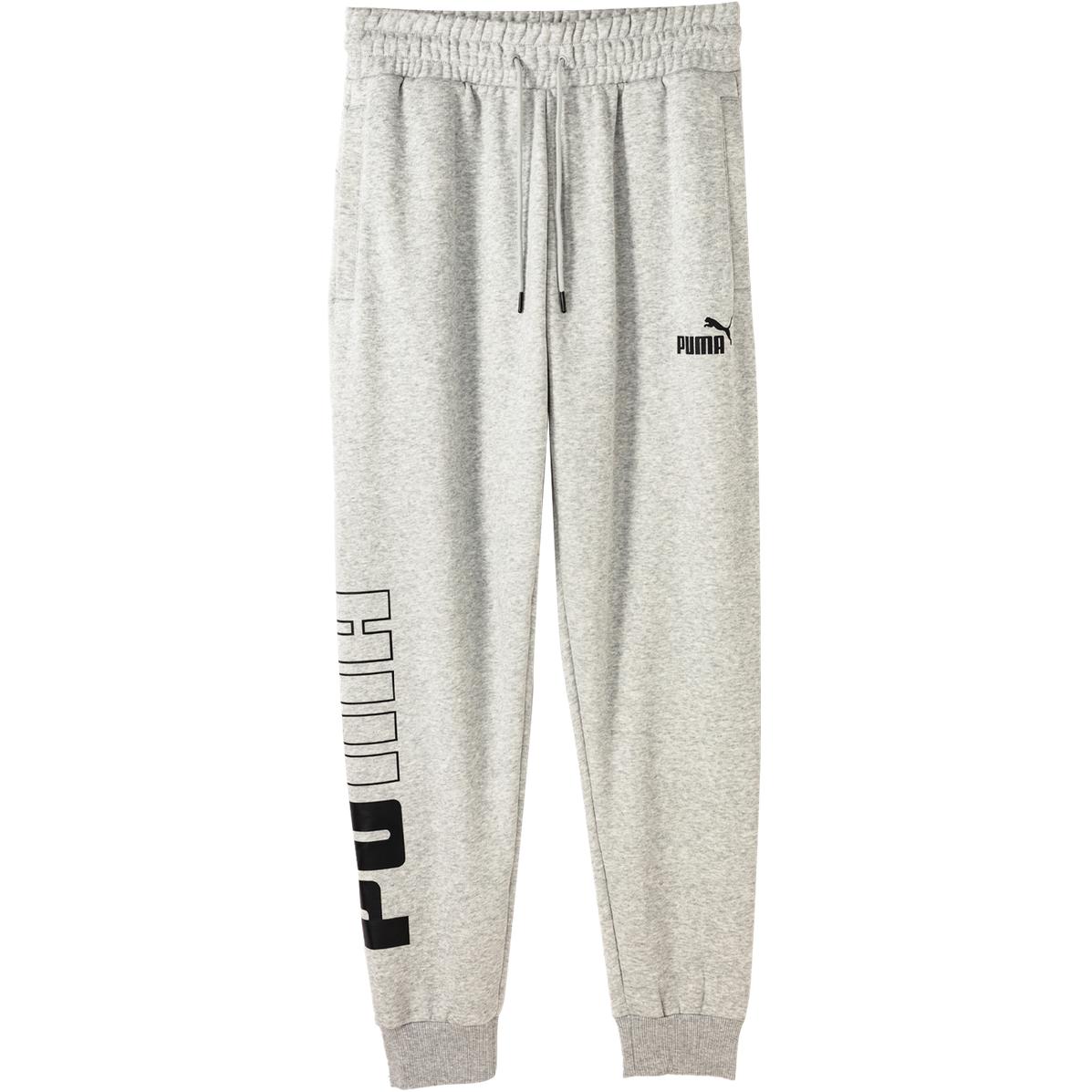 

Вязаные спортивные штаты мужские light mixed PUMA, светло-серый