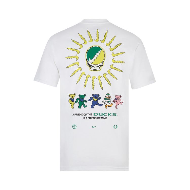 Футболка Nike x Class Trip x Grateful Dead x Oregon Friend of the Ducks, белый — фото 2
