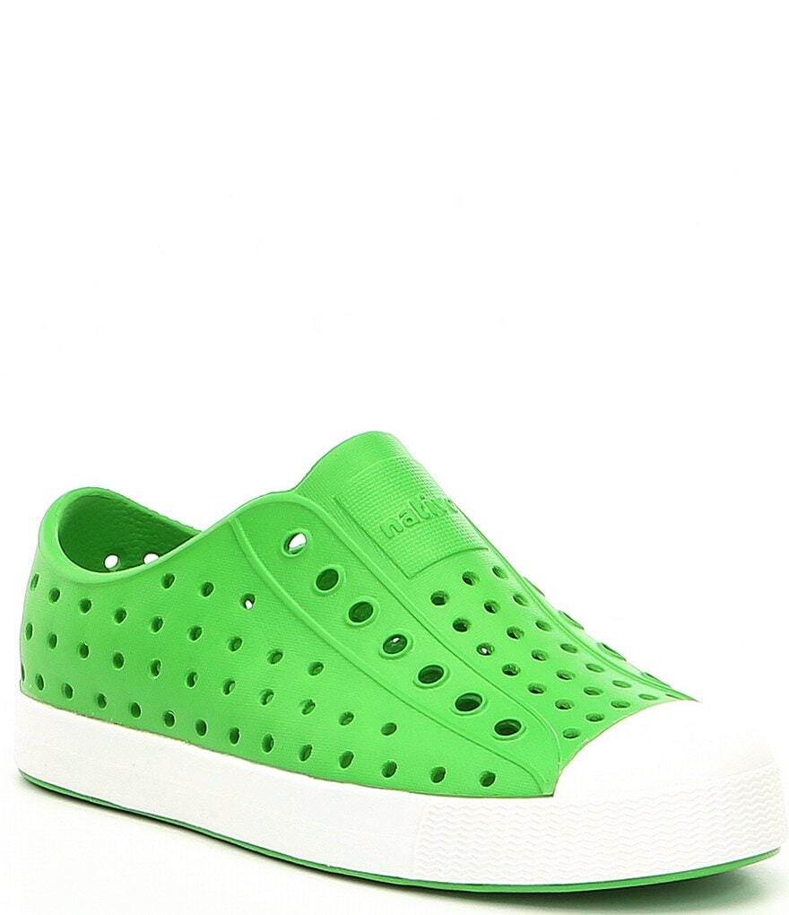 

Детские слипоны Native Shoes Jefferson (подростковые), зеленый