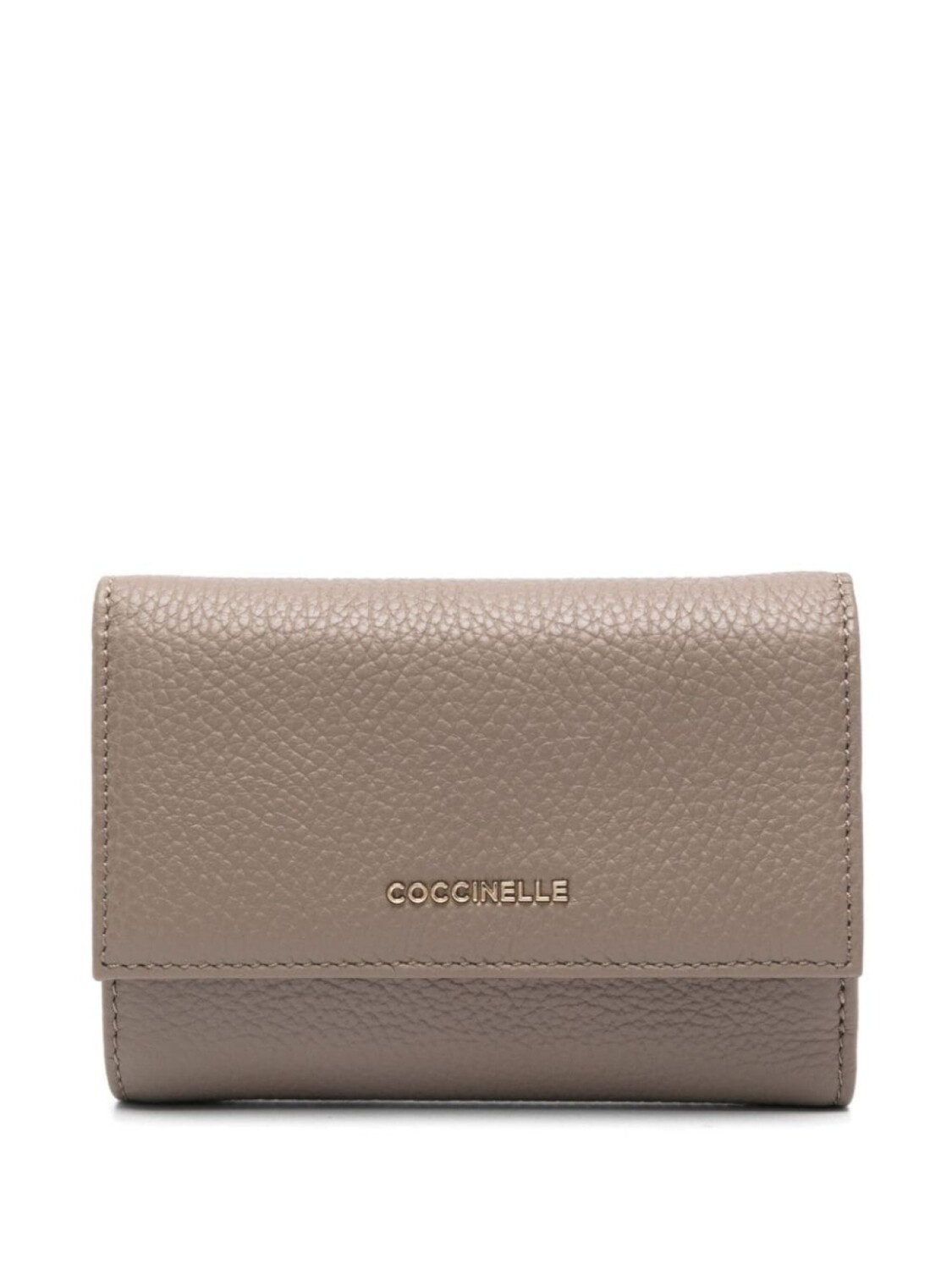

Coccinelle металлический мягкий кошелек, коричневый