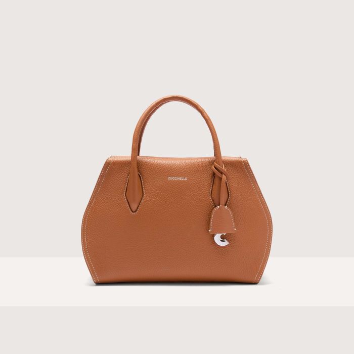 

Сумка top-handle Coccinelle Lord medium, цвет Cuir