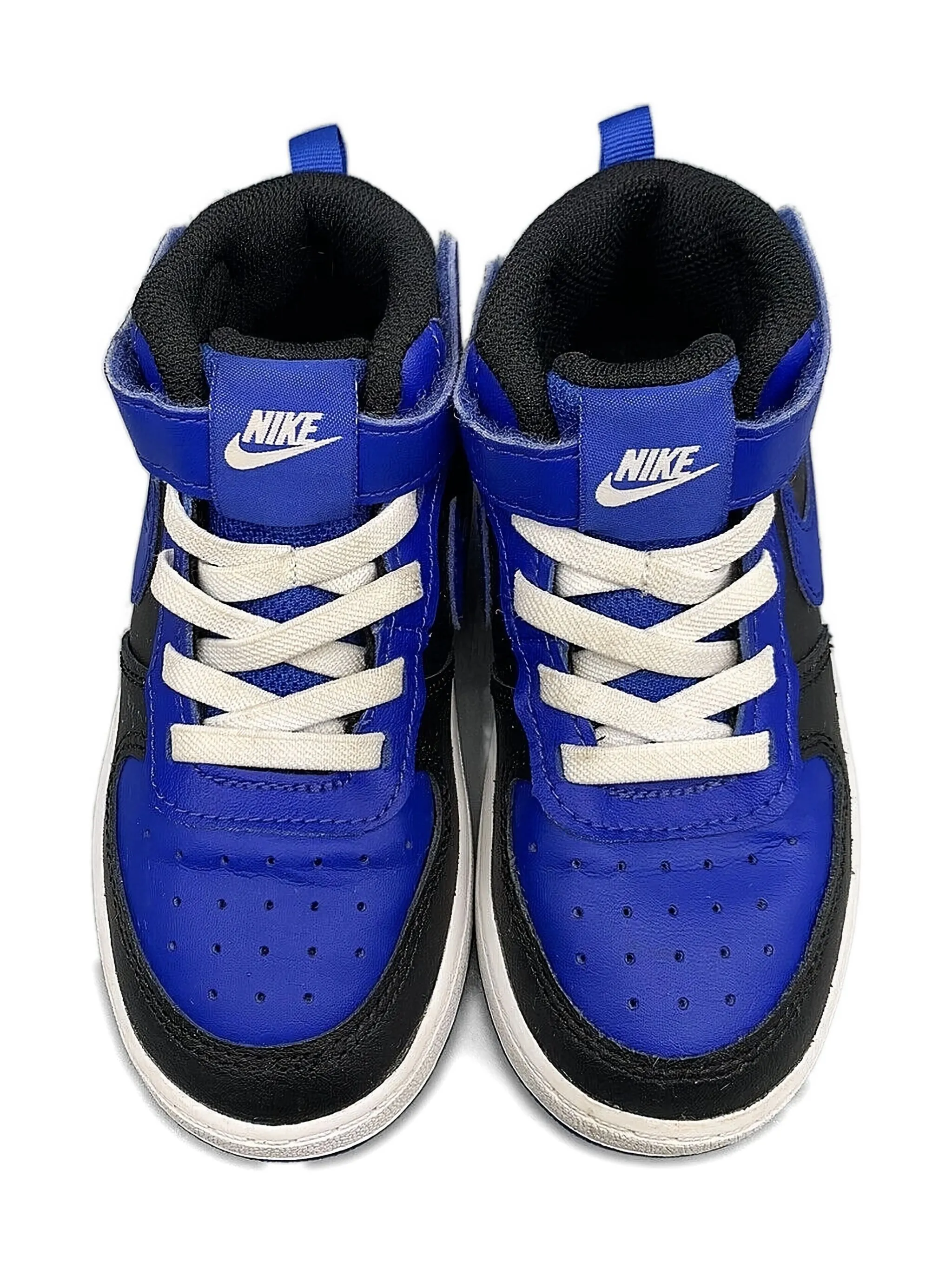 Кроссовки Court Borough Mid 2 Black/Game Royal Nike Kids, черный — фото 3
