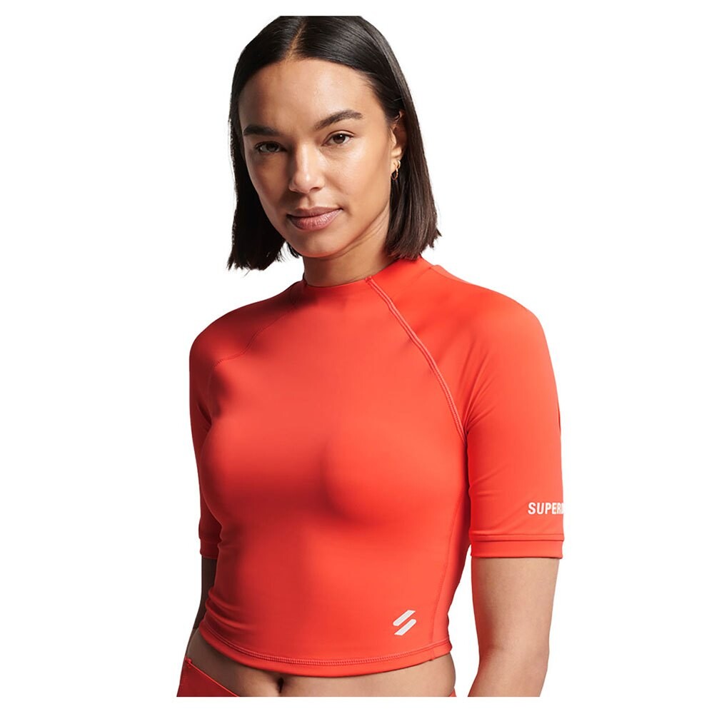 

Спортивный бюстгальтер Superdry Run 3/4 Tight Crop, оранжевый