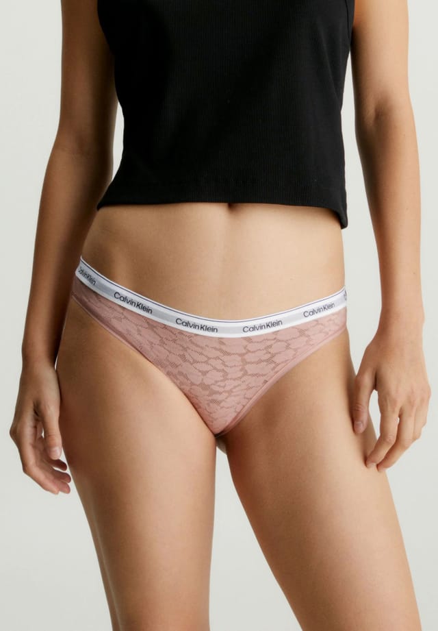 

Современные трусы д/л с эластичным поясом Calvin Klein, розовый