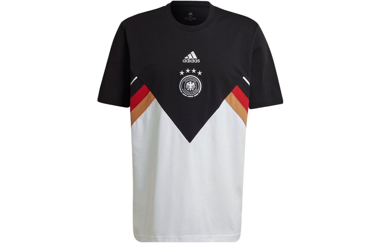 

Футболка Germany Icon Heavy Cotton, черная Adidas, черный