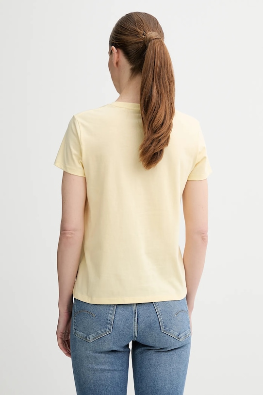 Хлопковая футболка THE PERFECT TEE Levi'S, желтый — фото 3