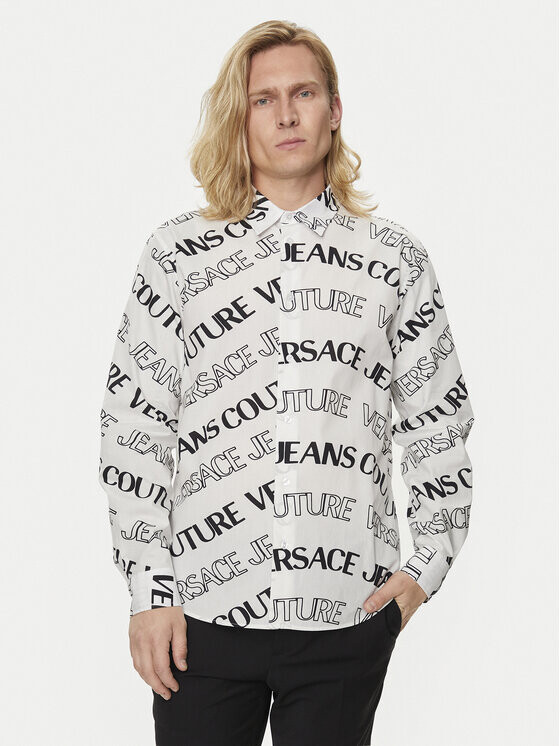 

Рубашка стандартного кроя Versace Jeans Couture, белый