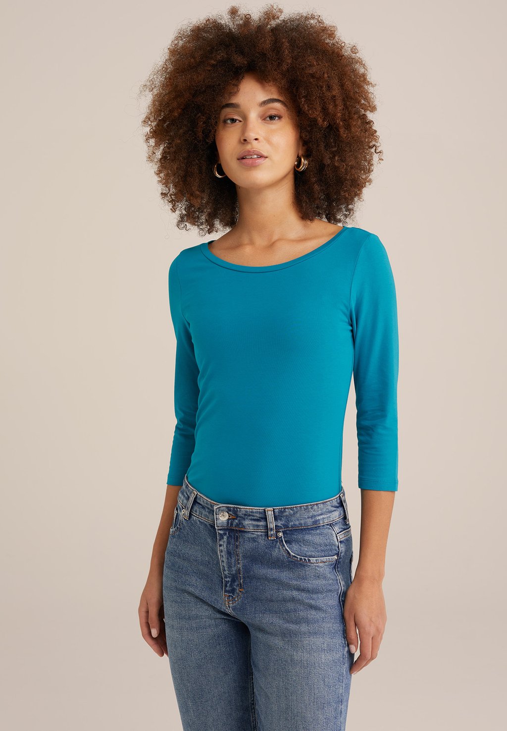 

Футболка с длинным рукавом MET DRIEKWART WE Fashion, синий