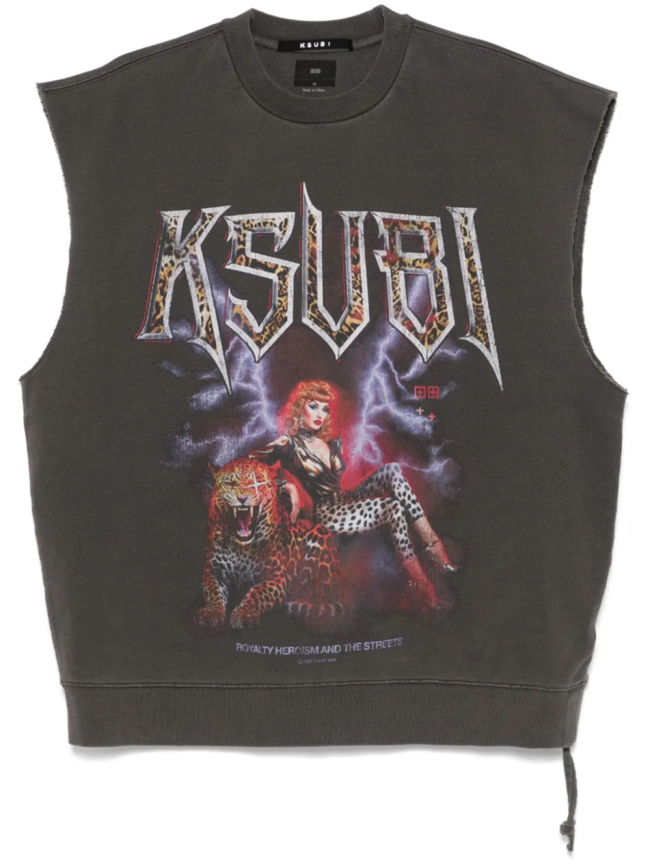 

Майка Ksubi Kingdom Slash, серый