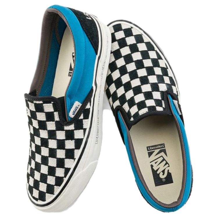 Vans Классические слипоны Reissue 98 Lx Liberaiders голубой зефир — черно-синие, цвет Black Blue — фото 4
