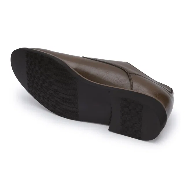 Мужские коричневые дерби Kumkang Esprendo Plain Toe из коровьей кожи — фото 3