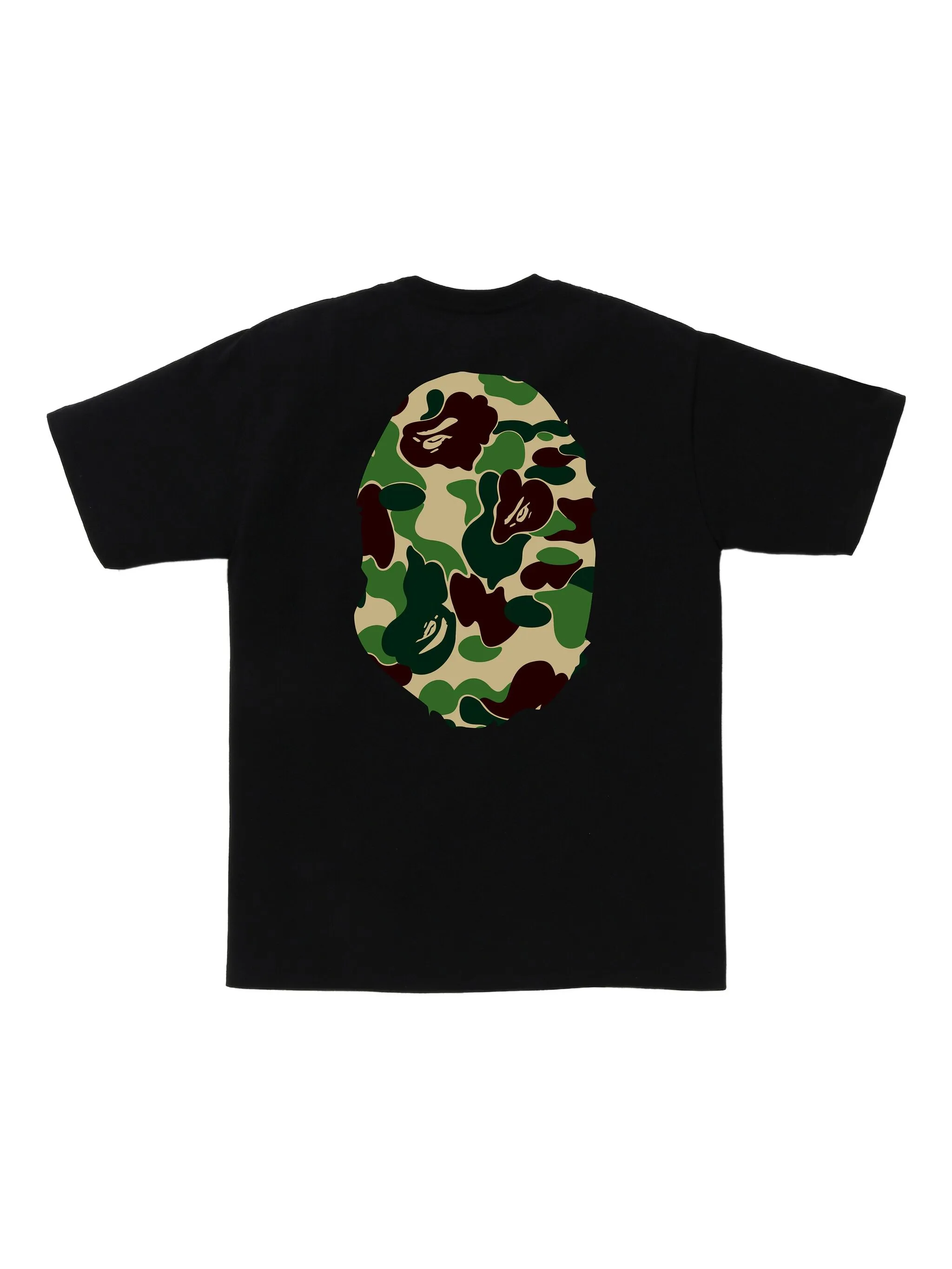 Футболка с камуфляжным принтом A Bathing Ape, черный — фото 2