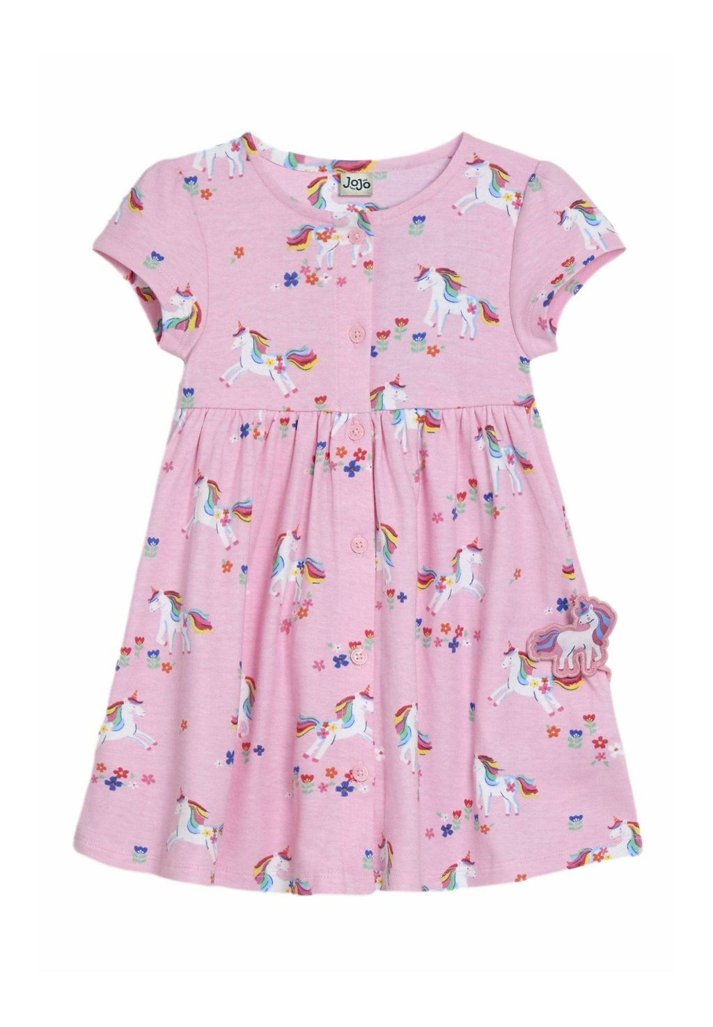 

Платье из джерси REGULAR FIT BUTTON THROUGH JoJo Maman Bébé, фуксия