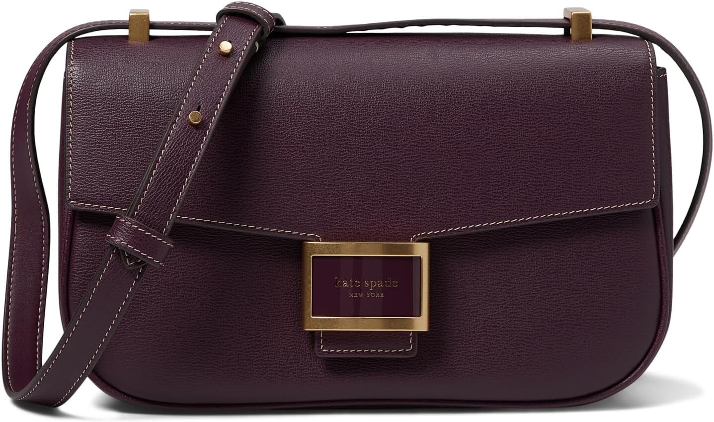 

Сумка-трансформер Katy из фактурной кожи среднего размера Kate Spade New York, цвет Deep Cherry