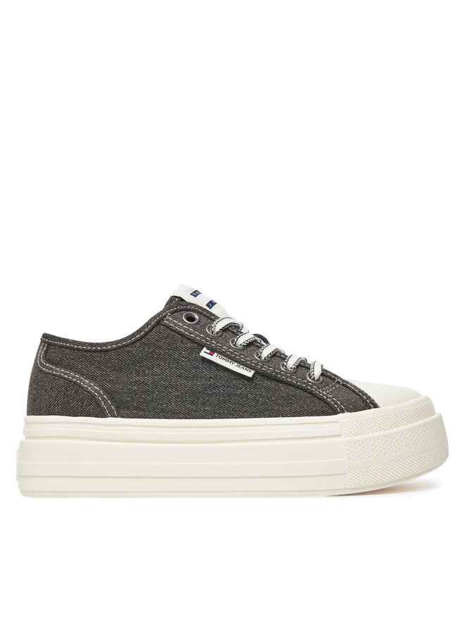Кроссовки Tjw Foxing Flatform Lc EN0EN02736 Tommy Jeans, черный