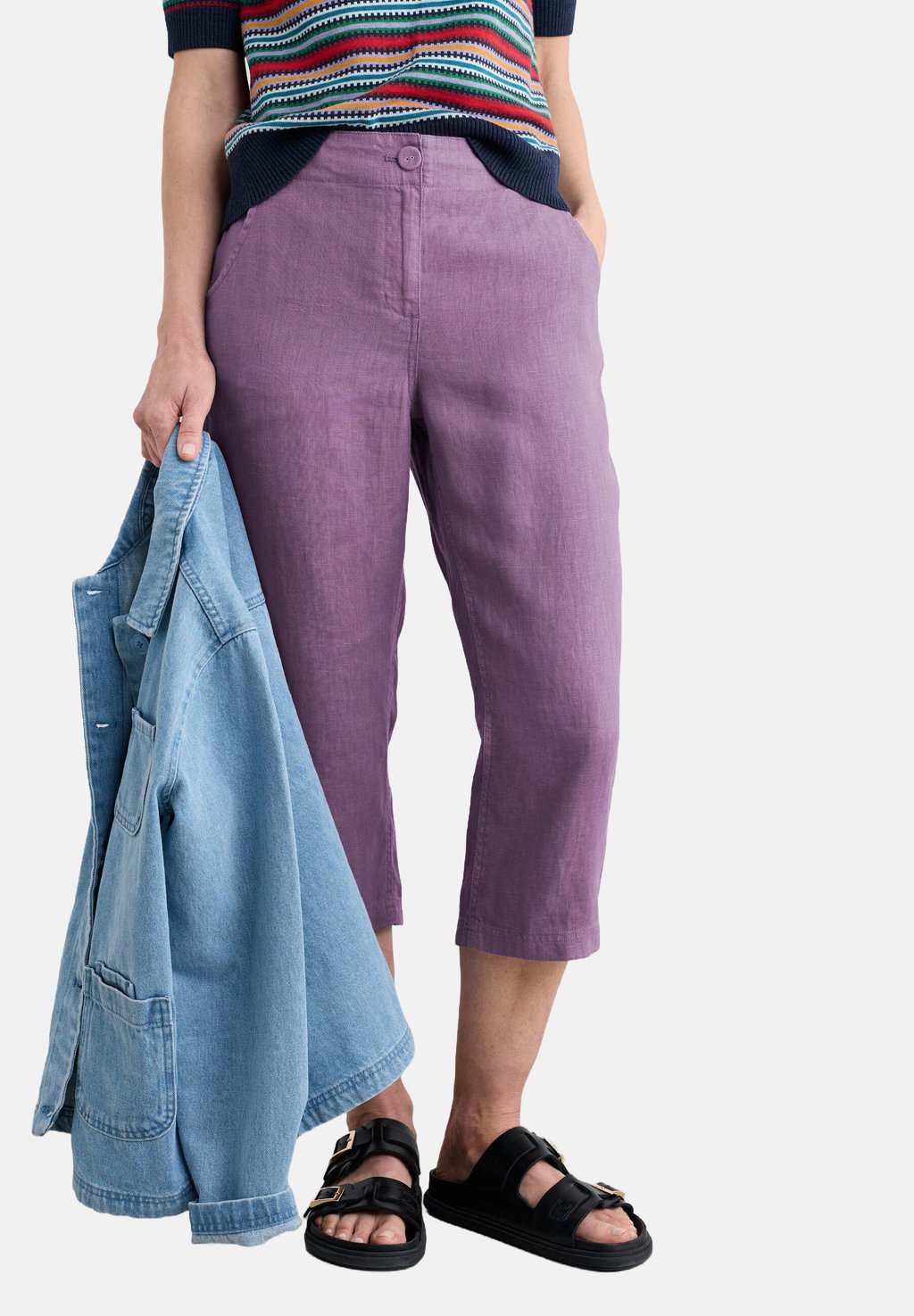 

Брюки BRAWN POINT CROPS Seasalt Cornwall, цвет Light Damson Light Damson