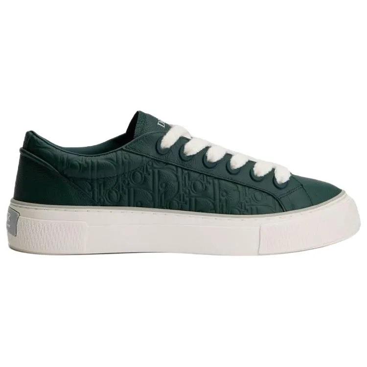 DIOR B33 Spin Low top Skateboard Shoes мужские Dark Green — фото 3
