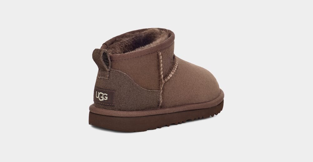 Угги Classic Ultra Mini UGG, коричневый — фото 4