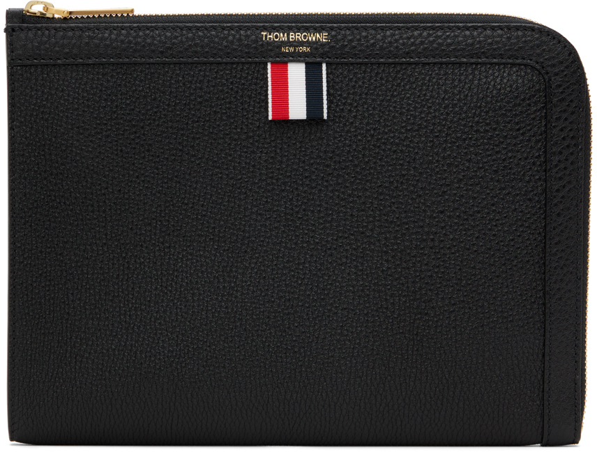 

Мини-сумочка с ластовицей Pebble Grain Thom Browne