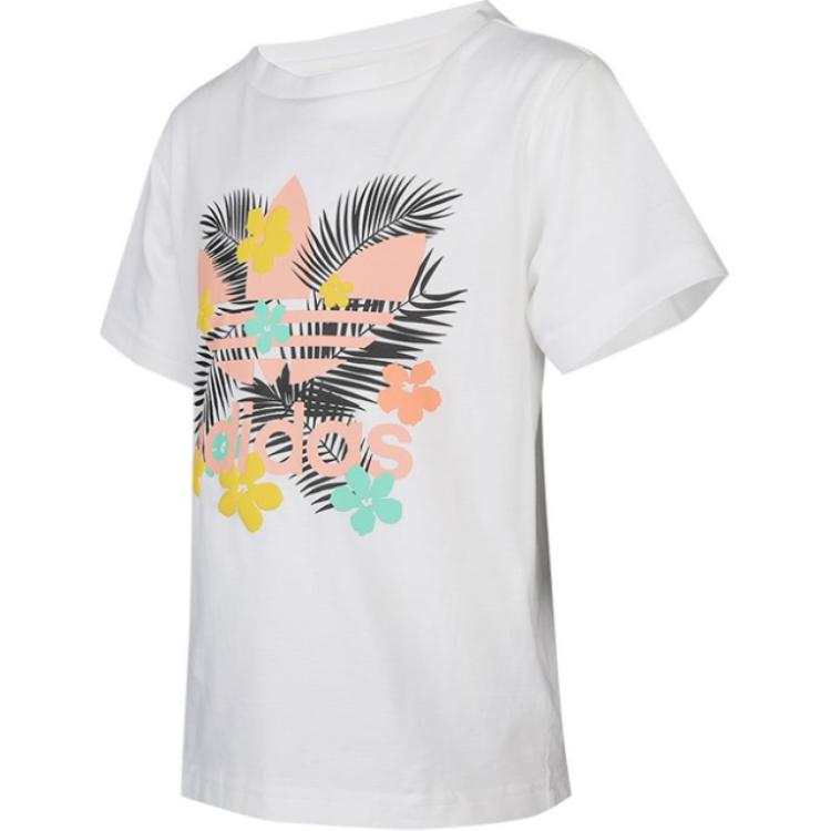 

Adidas Originals Футболка белая для подростков, Белый, Adidas Originals Футболка белая для подростков