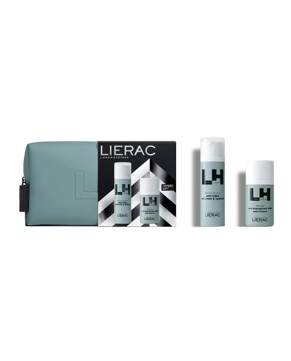 Подарочный набор Глобальная антивозрастная жидкость Homme Lierac