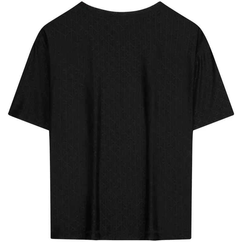 Calvin Klein Футболка Women's UB1 Space Black Crew Neck Moderate — фото 3