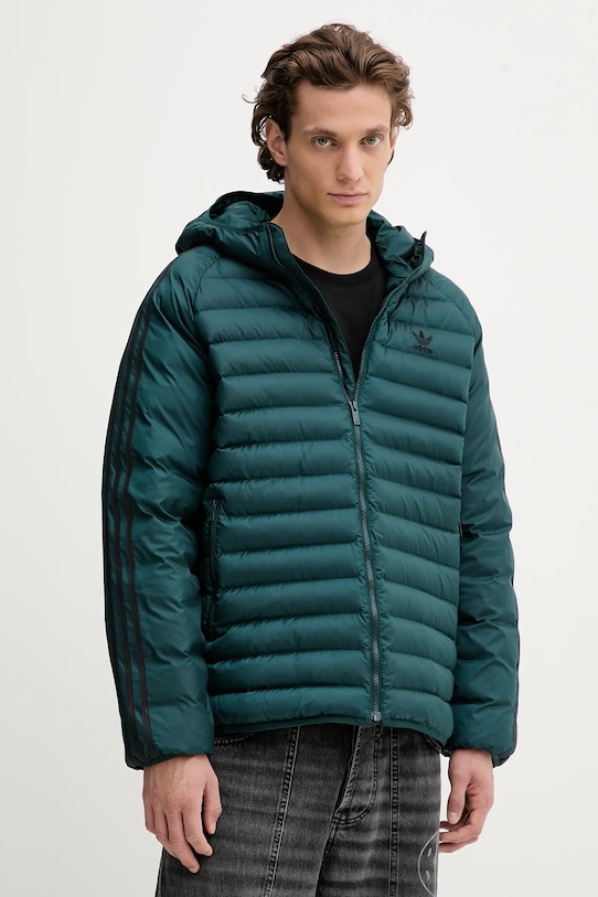 

Утепленная куртка с капюшоном Adidas Originals, зеленый