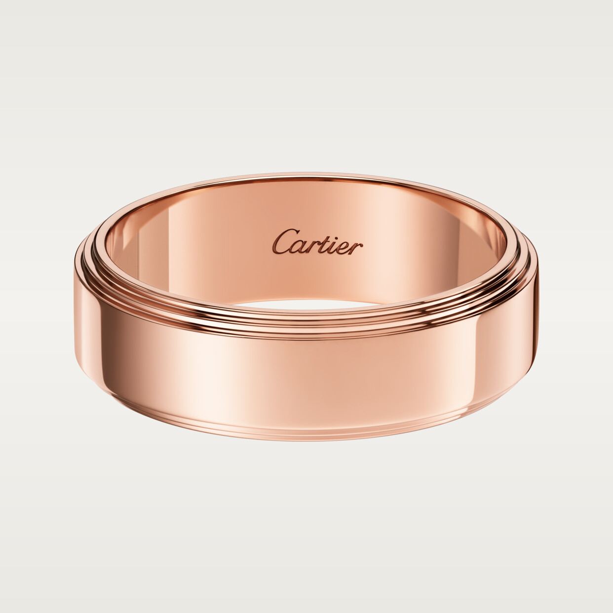 

Обручальное кольцо Cartier Alliance Cartier d'Amour, ширина 6 мм, розовое золото