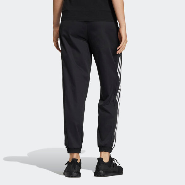 Спортивные штаны (WMNS) adidas Solid Color Side Stripe Printing Elastic Waistband Sports Pants/Trousers/Joggers Autumn Black, черный — фото 4