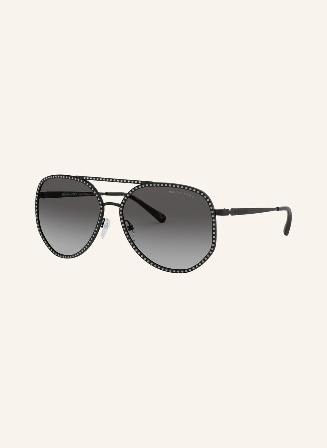 

Солнцезащитные очки MICHAEL KORS MK-1039B mit Schmucksteinbesatz, черный