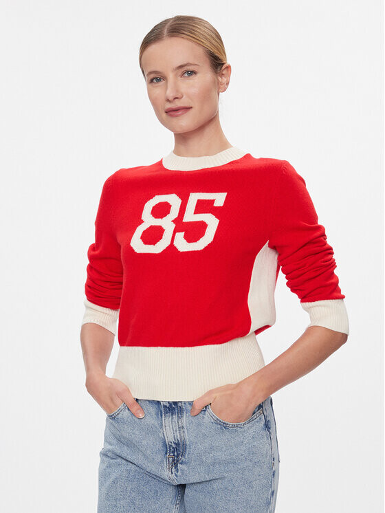 

Облегающий свитер Tommy Hilfiger, красный