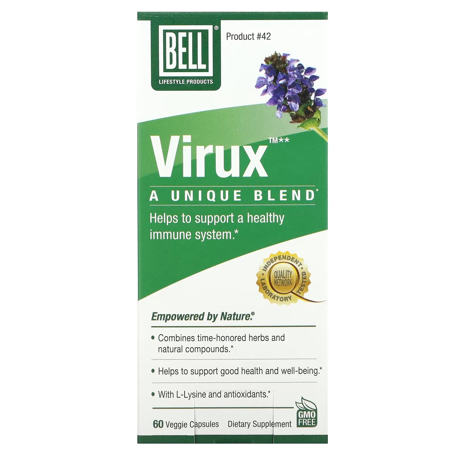 

Добавка Bell Lifestyle Virux, 60 растительных капсул
