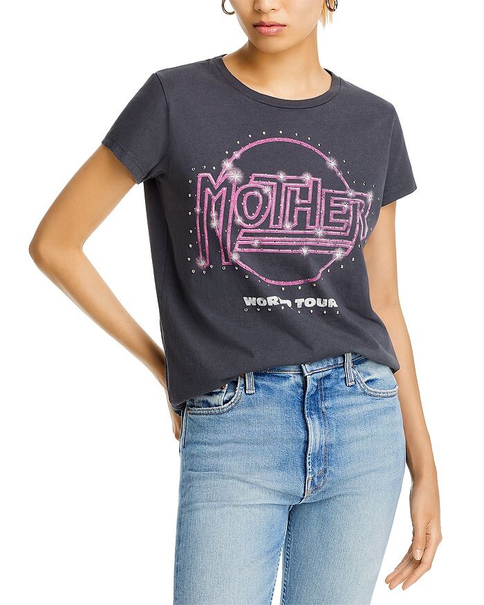 

Футболка MOTHER The Boxy Goodie Goodie с рисунком, черный