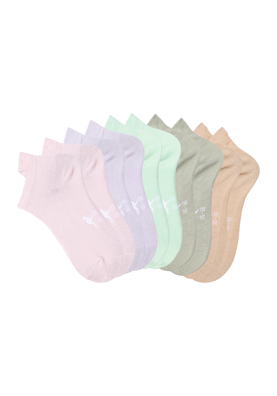 

Носки KangaROOS, бежевый/светло-зеленый/фиолетовый/светло-розовый