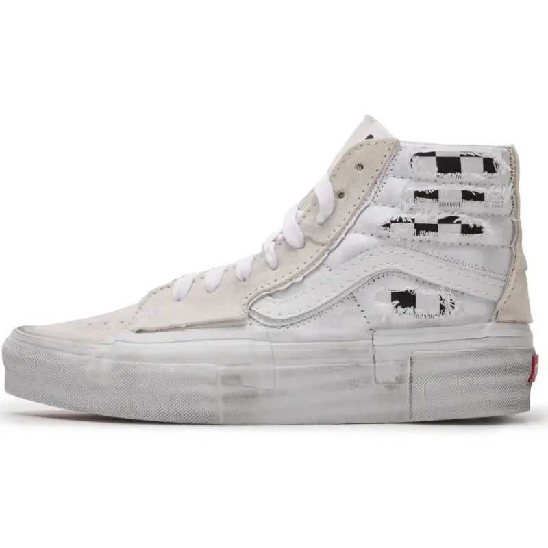 

Парусиновые кеды SK8 HI Унисекс С Высоким берцем Белого цвета Vans, кремовый