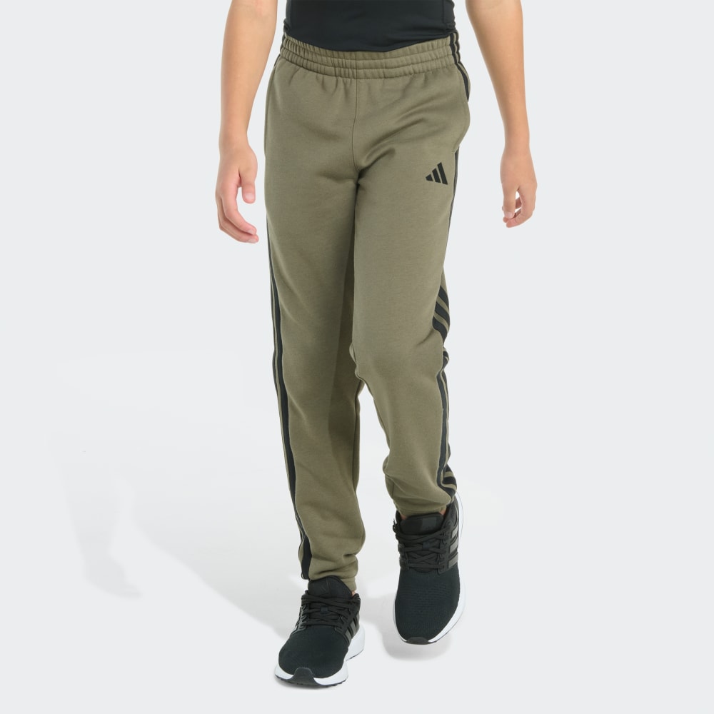 

Спортивный костюм Adidas Elastic Waistband Essential 3-Stripe Fleece Jogger, оливковый