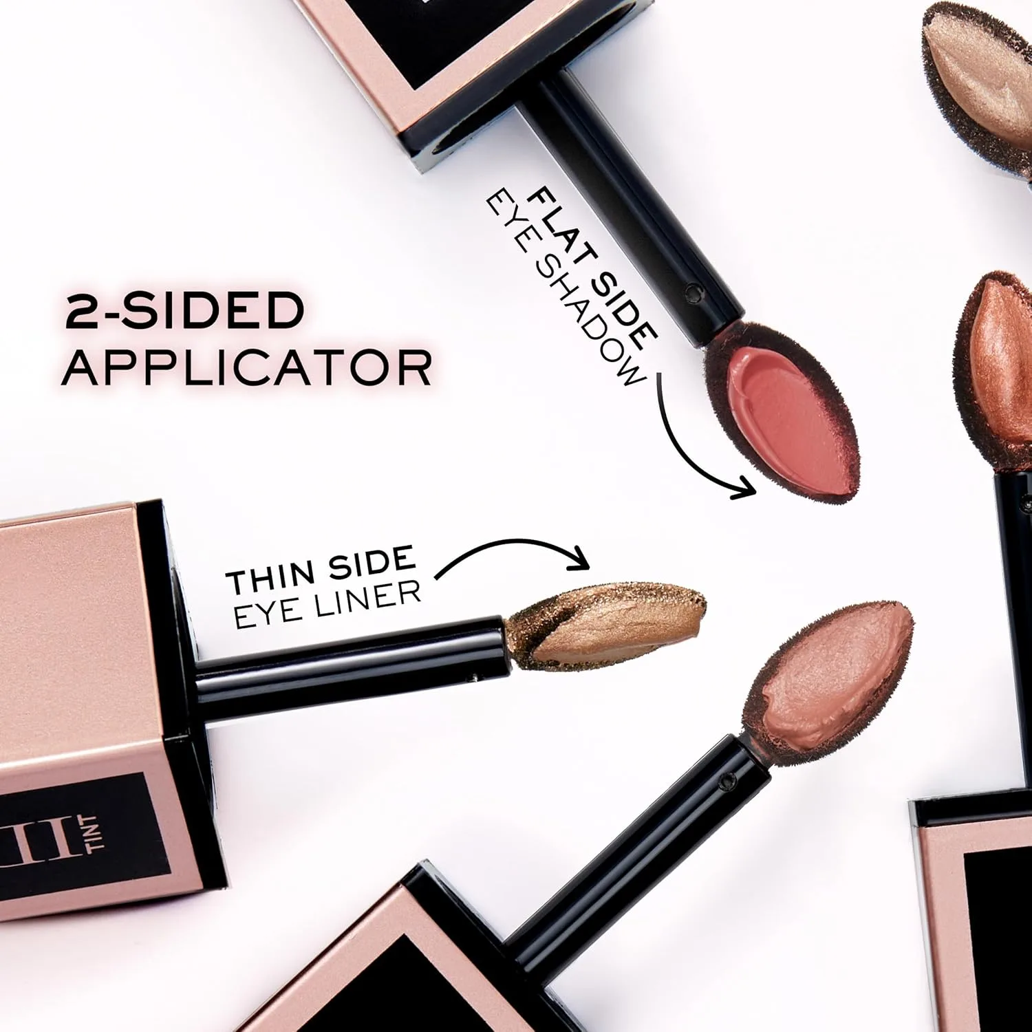 Жидкие тени и подводка для глаз Lancôme Idôle Tint Long Wear - многофункциональное средство для макияжа глаз с мерцающим и матовым финишем - возможность наслаивания цвета и стойкость до 16 часов., 08 Cocoa Macchiato: Irreidescent Warm Brown — фото 4